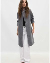 Stradivarius - Basic Soft-touch Coat - Lyst
