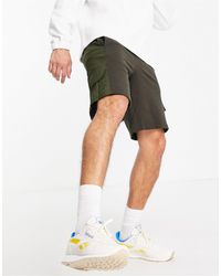 Bolongaro Trevor Nylon Panel And Pocket Jersey Shorts - Green