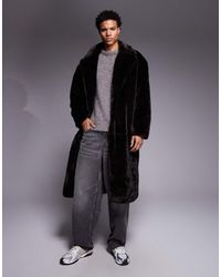 ASOS - Cappotto Taglio Lungo Oversize - Lyst