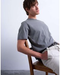 TOPMAN - T-Shirt Met Normale Pasvorm - Lyst