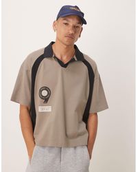 ASOS - – kastiges oversize-poloshirt - Lyst
