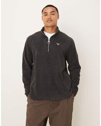 Barbour - Essentials Half Zip Fleece - Lyst