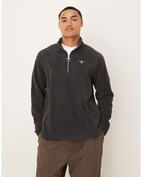 Barbour - Essentials Half Zip Fleece - Lyst