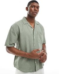 Only & Sons - Camicia Stile Resort Comoda Salvia - Lyst