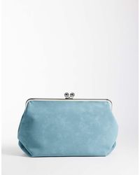 ASOS - Velvet Touch Oversized Frame Clutch Bag - Lyst