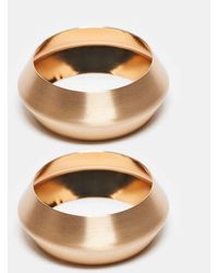 ASOS - Set Van 2 Armbanden Met Geborsteld Detail - Lyst