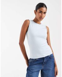 Gap - Gingham Checked Vest - Lyst