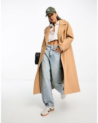 River Island - Oversized Slouch Trench Coat - Lyst