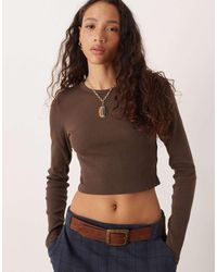 JJXX - Feline Long Sleeve Ribbed T-shirt - Lyst