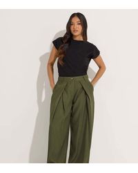 PixieGirl - Petite Pleated Wide Leg Trousers - Lyst