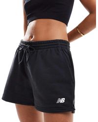 New Balance - Sport essentials - short en tissu éponge - Lyst