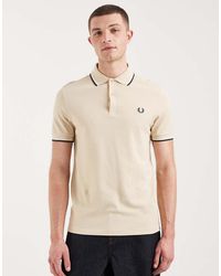 Fred Perry - Twin Tipped Logo Polo Shirt - Lyst
