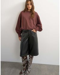 TOPSHOP - Sweater Met Ballonzoom - Lyst
