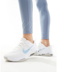 Nike - Zoom bella 6 - sneakers bianche e blu chiaro - Lyst