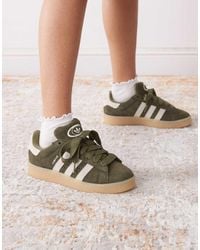 adidas Originals - Zapatillas De Deporte Caquis Y Crema Con Suela De Goma Campus 00S De -Verde - Lyst