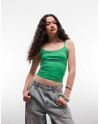 Collusion - Spaghetti Strap Fitted Vest Top - Lyst