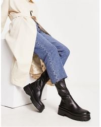 Mango - Pull On Chunky Boots - Lyst