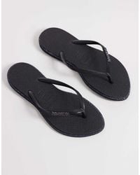 Havaianas - Slim Point Glitter Flip Flops - Lyst