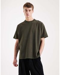 Brave Soul - Oversized 240gsm Acid Wash T-shirt - Lyst