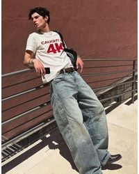 Bershka - Barrel Jeans - Lyst