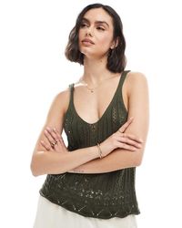 ONLY - Crochet Vest - Lyst