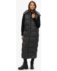 Superdry - – longline-weste aus ripstop - Lyst