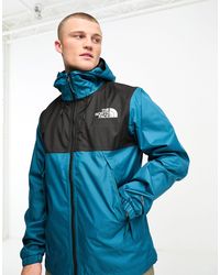 The North Face - Mountain q dryvent - giacca waterproof -azzurra e nera - Lyst
