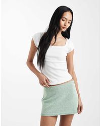 Cotton On - Sparkle Knit Mini Skirt - Lyst