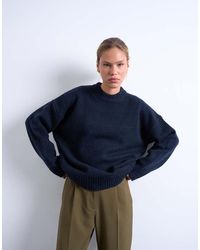 TOPSHOP - Gebreide Trui Van Premium 100% Lamswol - Lyst