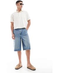 Bershka - – skater-fit-jeans-shorts - Lyst