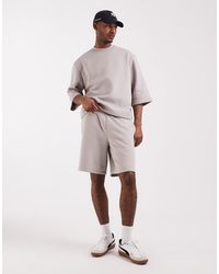 ASOS - Oversized Longer Length Jersey Bermuda Shorts - Lyst