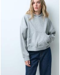 ASOS - Boxy Brushback Hoodie - Lyst