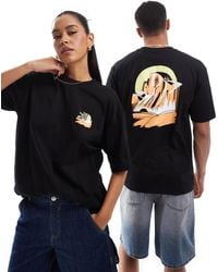 The North Face - Mountain View Backprint Oversized T-shirt - Lyst