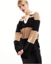 Whistles - Striped Rugby Knitted Shirt - Lyst