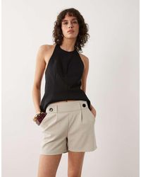 Jdy - Button Detail Tailored Shorts - Lyst