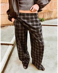 Bershka - Tailored Fit Scarf Trousers - Lyst