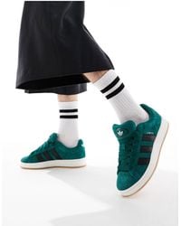 adidas Originals - Campus 00s - sneakers verdi con suola - Lyst