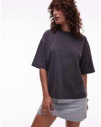 Mango - Premium Boxy Drop Sleeve T-shirt - Lyst
