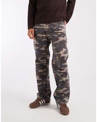 Jack & Jones - Alex baggy Workwear Camo Pants - Lyst