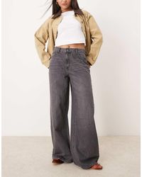 Jdy - Jeans Met Wijde Pijpen En Hoge Taille - Lyst