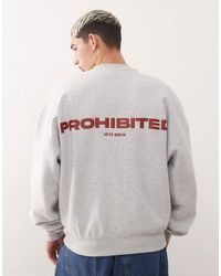 Prohibited - – kastiger oversize-pullover - Lyst