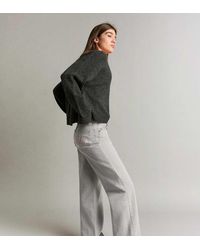 Bershka - Straight-Leg Twill Trousers - Lyst