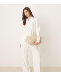 JDY Tall - Loose Fit Linen Mix Trousers Co-ord - Lyst