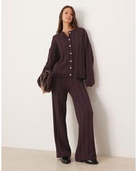 ASOS - Knitted Cotton Trouser Co-ord - Lyst
