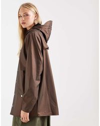 Rains - 12010 Waterproof Hooded Short Jacket - Lyst