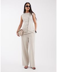 Pretty Lavish - Tailored Trouser Co-ord - Lyst