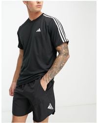 adidas Originals - Adidas Training Essential 3 Stripe T-shirt - Lyst
