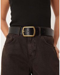 Gina Tricot - Belt With Gold Buckle - Lyst