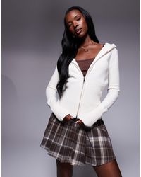 Princess Polly - Elingford - gilet zippé à capuche - Lyst