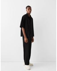 Bershka - Wide Leg Tailored Trouser - Lyst